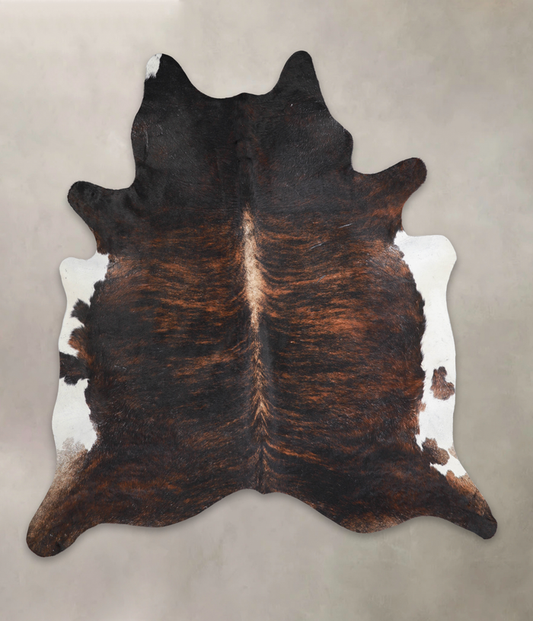 Dark Brindle Cowhide Rug #A24455