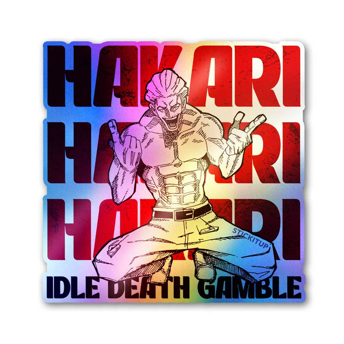 Death Gamble Holographic Stickers - Holographic stickers | STICK IT UP