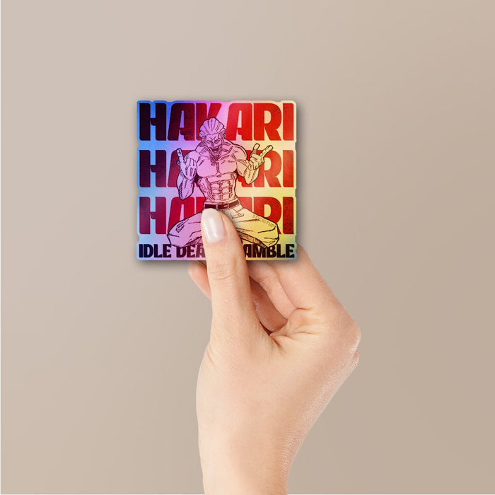 Death Gamble Holographic Stickers - Holographic stickers | STICK IT UP
