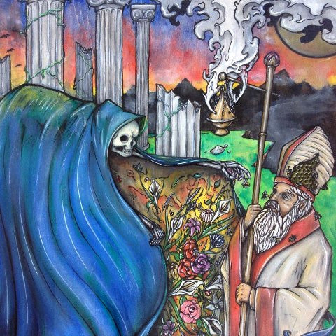 Death Tempting the Bees of St. Ambrose