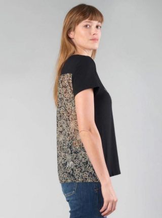 Deray T-shirt Black (Le Temp Des Cerises)