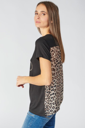 Deray T-shirt Leopard (Le Temp Des Cerises)
