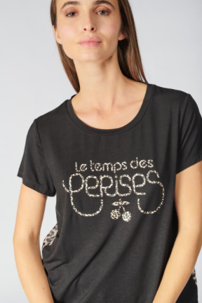 Deray T-shirt Leopard (Le Temp Des Cerises)