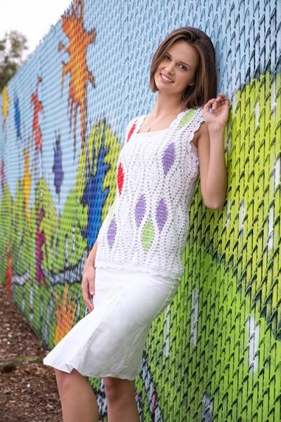 Dewdrops Tank Pattern Universal Yarn