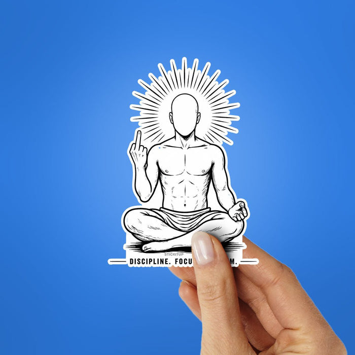 Discipline Focus Freedom Sticker - Stickers | STICK IT UP