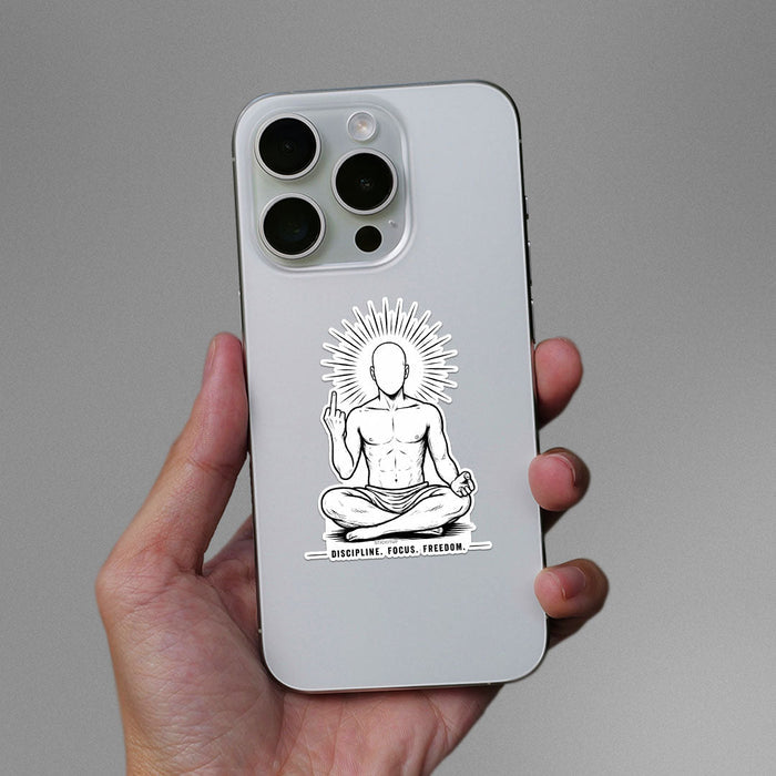 Discipline Focus Freedom Sticker - Stickers | STICK IT UP