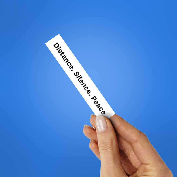 Distance. Silence. Peace Sticker - Stickers | STICK IT UP