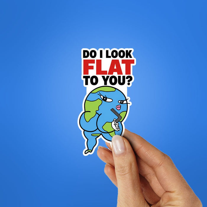 Do I Look Flat to You Sticker - Stickers | STICK IT UP