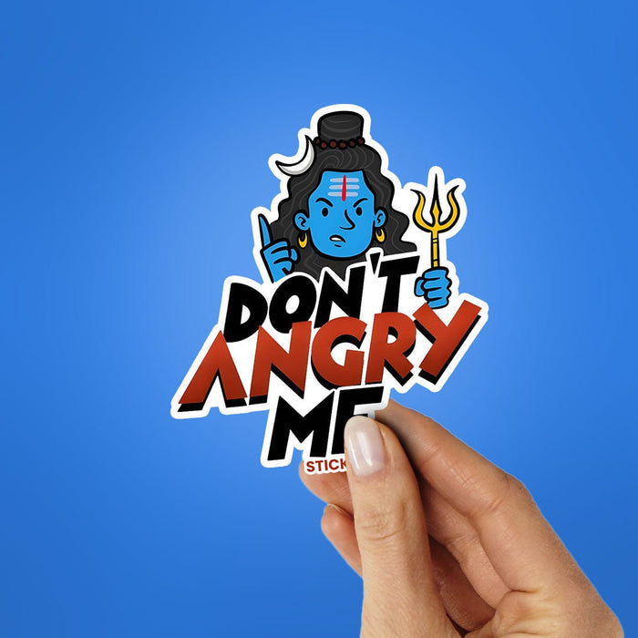 DON'T ANGRY ME Sticker - Stickers | STICK IT UP