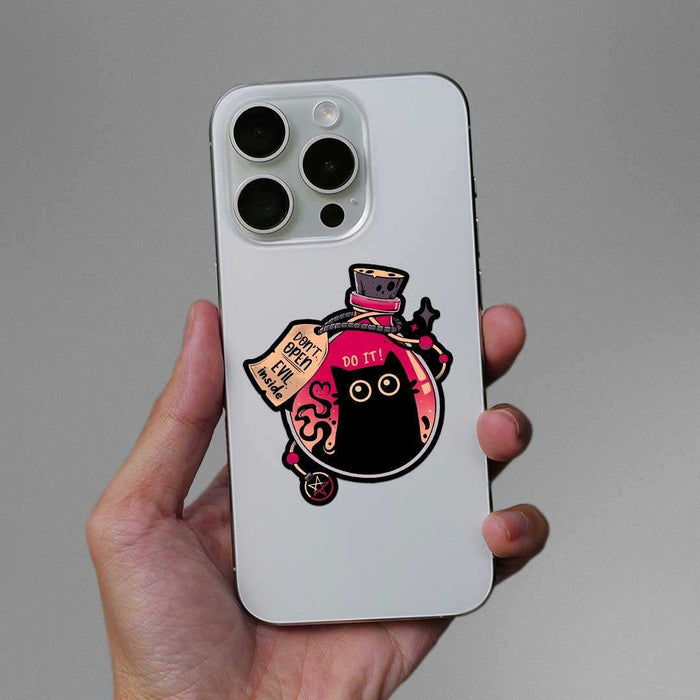 Dont Open Evel Inside Sticker - Stickers | STICK IT UP