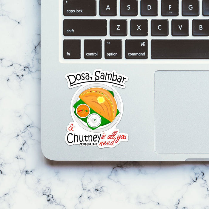 DOSA SAMBAR CHUTHEY Sticker - Stickers | STICK IT UP