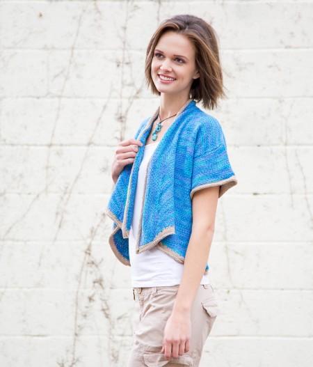 Drape Front Cardi Pattern Universal Yarn