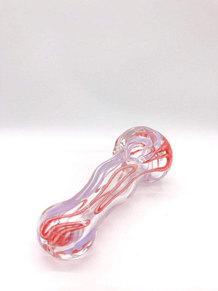 Smoke Station Hand Pipe Dual-Tone Color Ribbon Spoon Hand Pipe