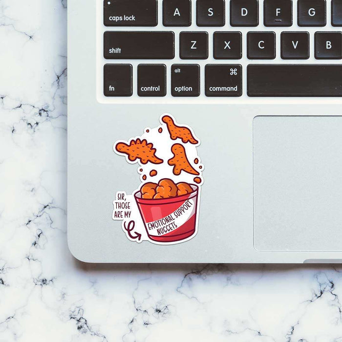 Emotional Support Nuggets Sticker - Stickers | STICK IT UP