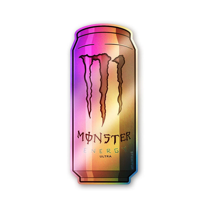 Energy Drink Can Graphic Holographic Stickers - Holographic stickers | STICK IT UP