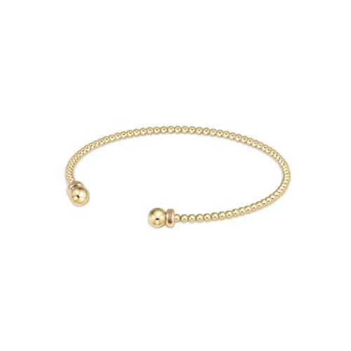 Enewton - Classic Gold 2mm Bead Cuff - Gold - Findlay Rowe Designs