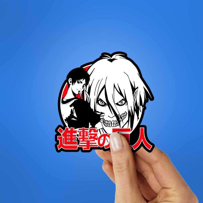 Eren Attack On Titan Sticker - Stickers | STICK IT UP