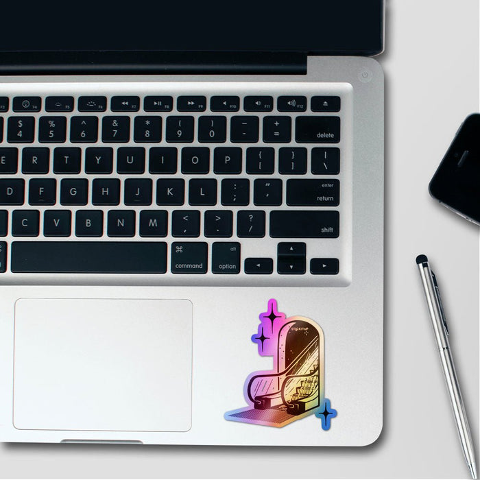 Escalator To The Stars Holographic Stickers - Holographic stickers | STICK IT UP