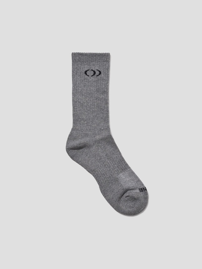 ONE DNA Everyday Athletic Crew Socks Heather Gray