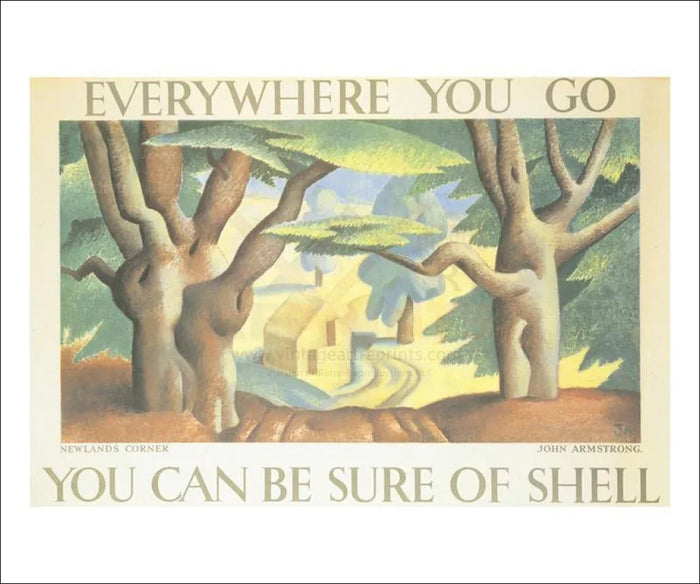 Everywhere You Go, Newland's Corner, John Armstrong, 1932 - VINTAGEARTREPRINTS.COM