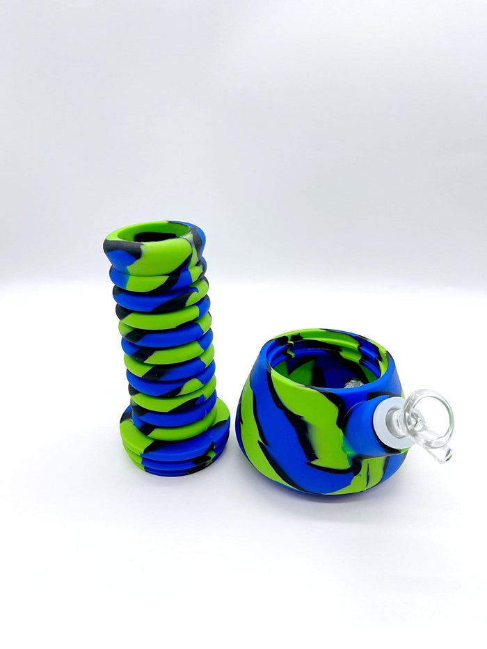 Smoke Station Water Pipe Extendable Silicone Beaker Water Pipe