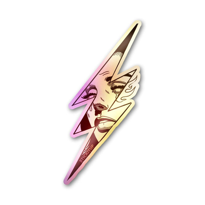 Firebolt Holographic Stickers - Holographic stickers | STICK IT UP