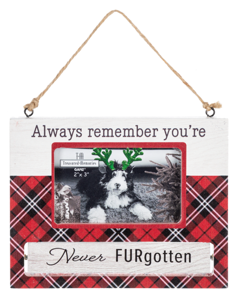 Fleas Navidad Spinning Pet Frame ornaments