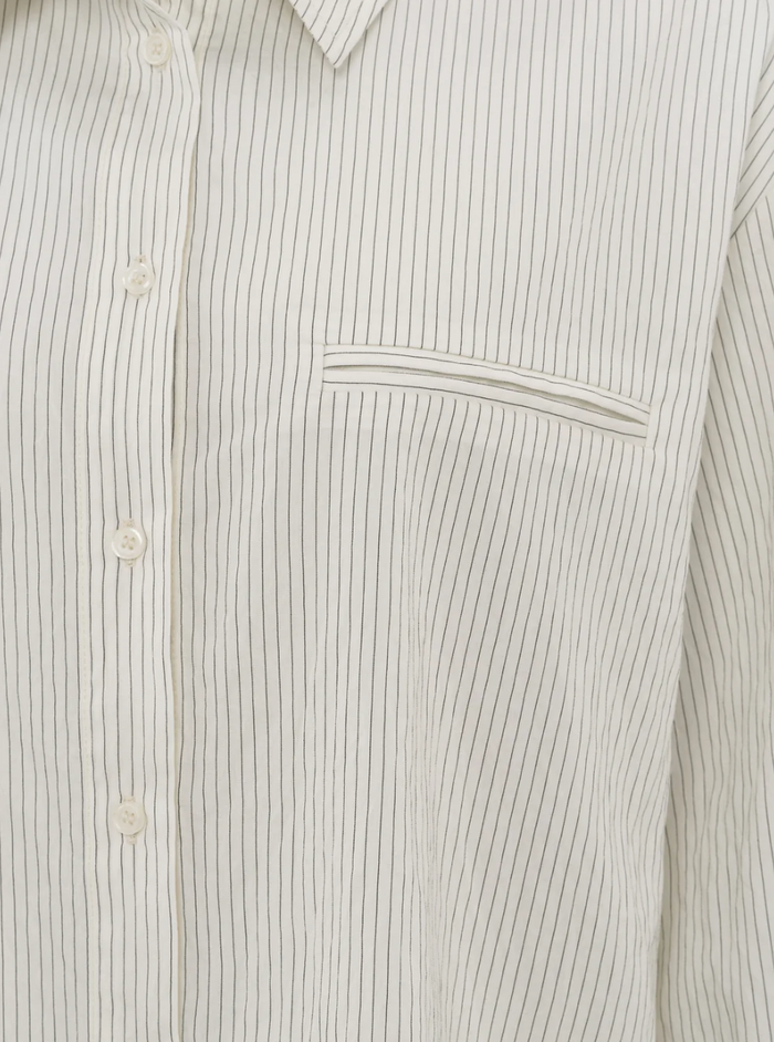 Flowy Pinstripe Blouse (Yaya)