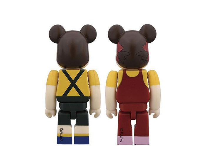 Fujiya x Bearbrick: Peko & Poko 100% Anime & Brands Sugoi Mart