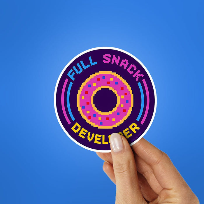Full Snack Developer Sticker - Stickers | STICK IT UP