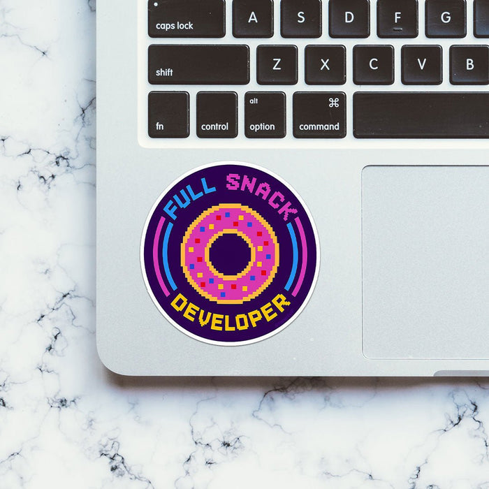 Full Snack Developer Sticker - Stickers | STICK IT UP
