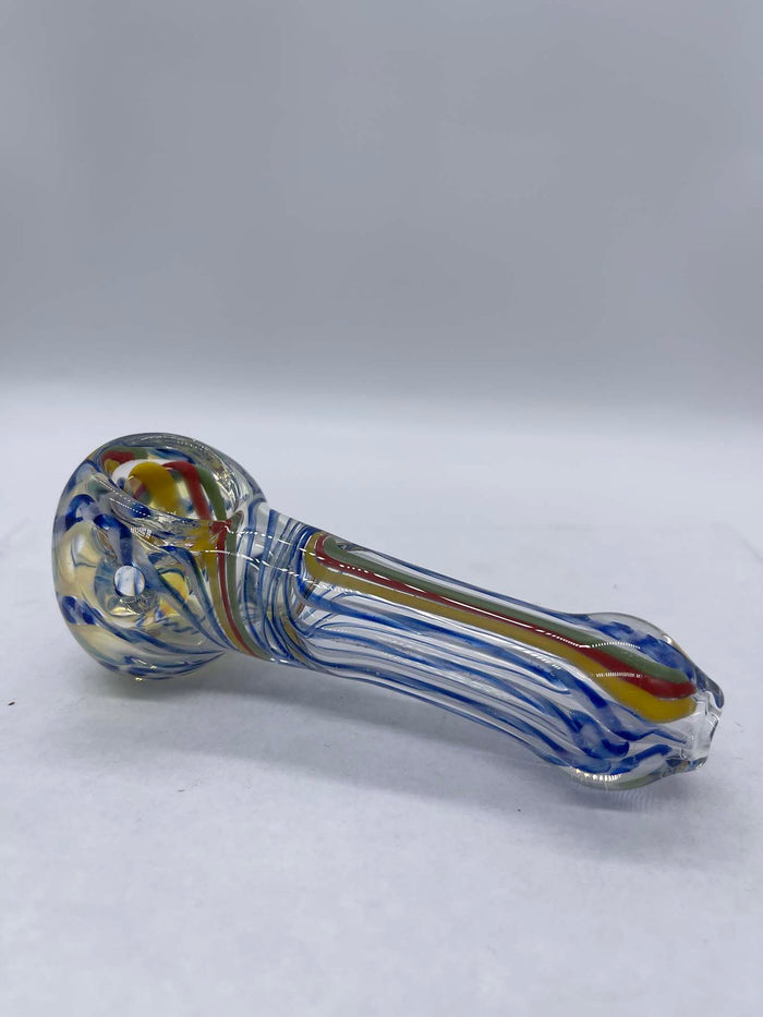 Fumed Three-Color Stripe Ribbon Spoon