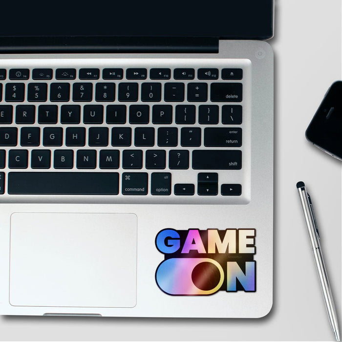 Game on Bold Holographic Stickers - Holographic stickers | STICK IT UP