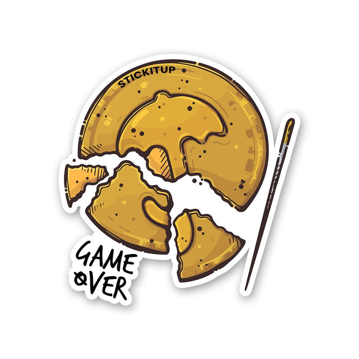 Game Over Sticker - Stickers | STICK IT UP