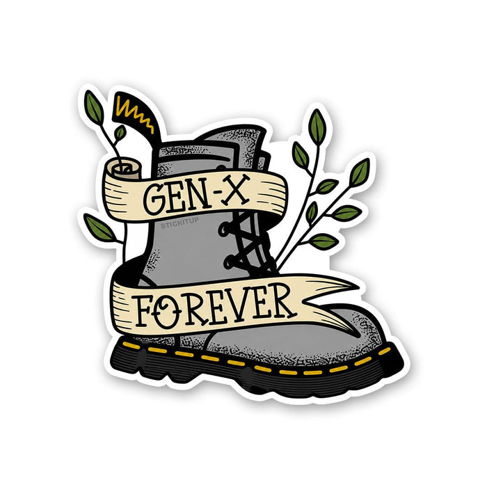 Gen X Forever Sticker - Stickers | STICK IT UP