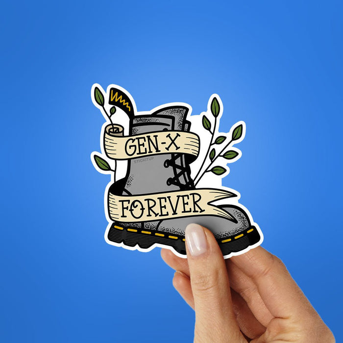 Gen X Forever Sticker - Stickers | STICK IT UP