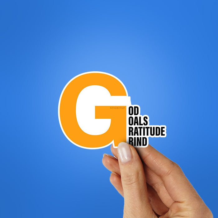 Good Goals Sticker - Stickers | STICK IT UP