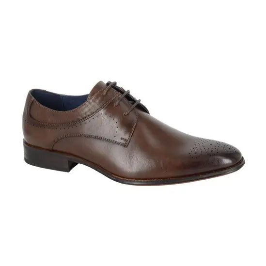 Goor - 3 Eye Brogue Gibson Brown