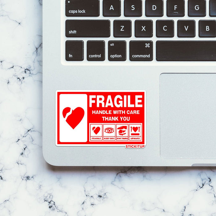 Handle With Care Sticker - Stickers | STICK IT UP