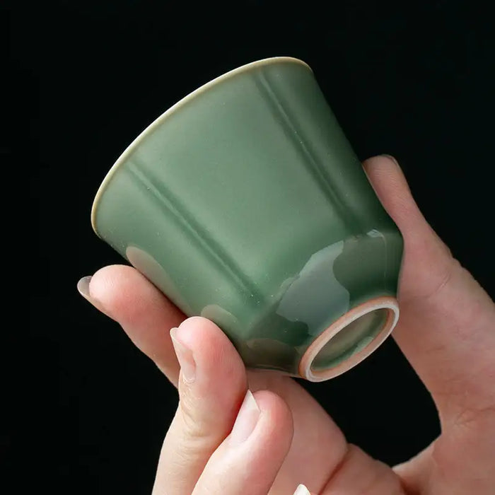 1pcs Green Teacup (without saucer)
