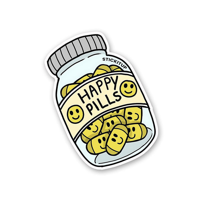 Happy Pills Sticker - Stickers | STICK IT UP