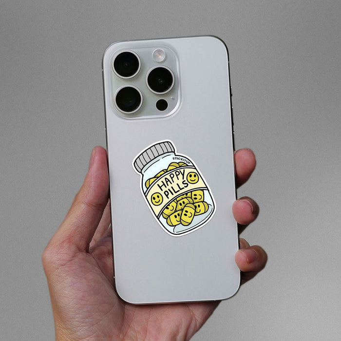 Happy Pills Sticker - Stickers | STICK IT UP