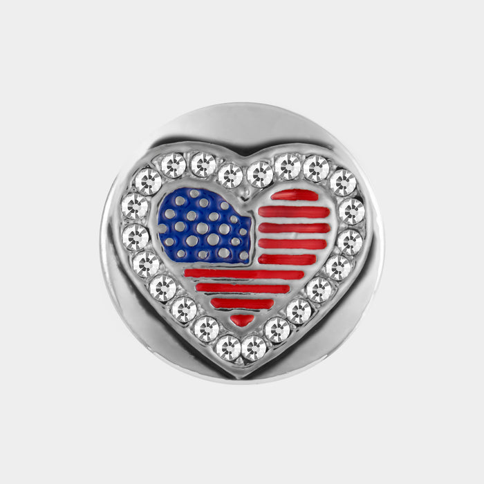 Heart USA - Red White and Blue
