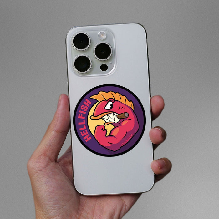 Hell Fish Sticker - Stickers | STICK IT UP