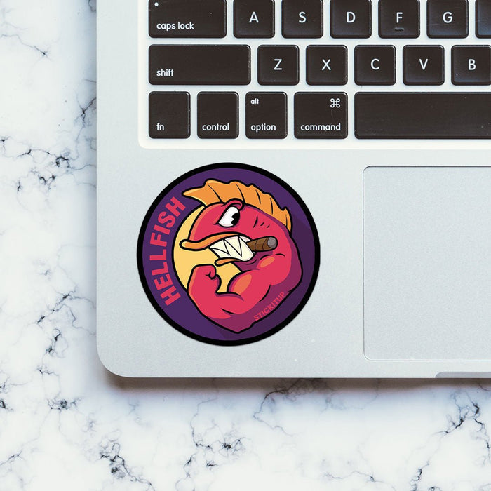 Hell Fish Sticker - Stickers | STICK IT UP