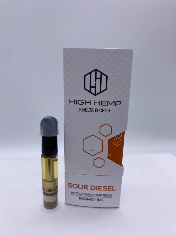 High Hemp Delta 8 THC Cartridge 1g