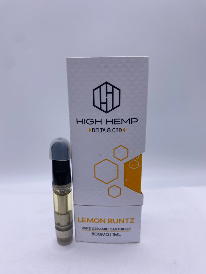 High Hemp Delta 8 THC Cartridge 1g
