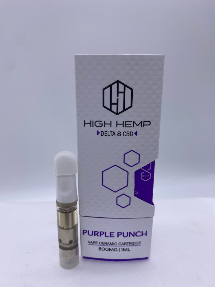 High Hemp Delta 8 THC Cartridge 1g