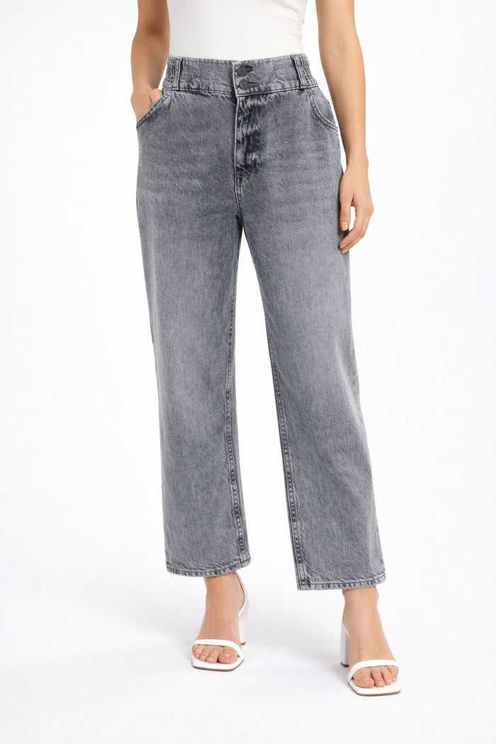 High Waist Tapered Jean (Yaya)