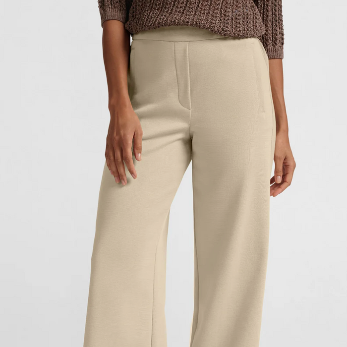 High Waisted Wide Leg Trousers (Yaya)